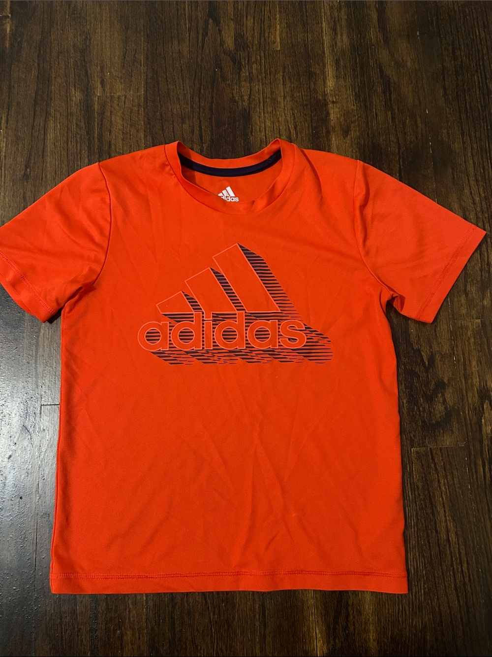 adidas kids Bright Orange Logo Short Sleeve Tee